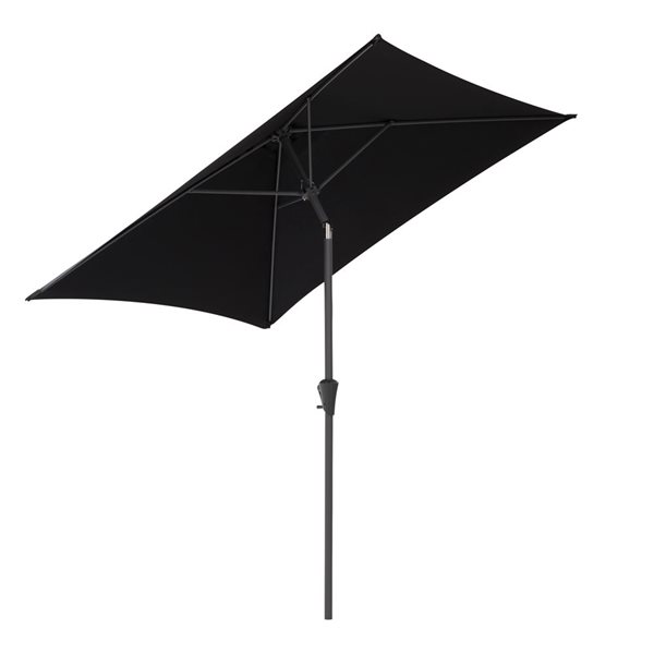 Corliving Square Patio Umbrella Black Ppu 300 U Rona