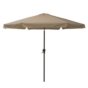 CorLiving 10Ft Tilting Patio Umbrella in Sandy Brown