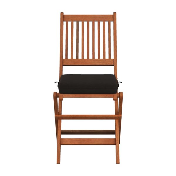 CorLiving Cinnamon Brown Hardwood Outdoor Chairs, Set of 2