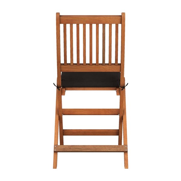 CorLiving Cinnamon Brown Hardwood Outdoor Chairs, Set of 2