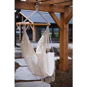 Vivere Brazilian Hammock Chair - Natural - 30-in