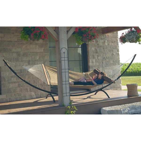 Vivere Arc Hammock Stand Steel - Oil Rubbed Bronze - 15-ft