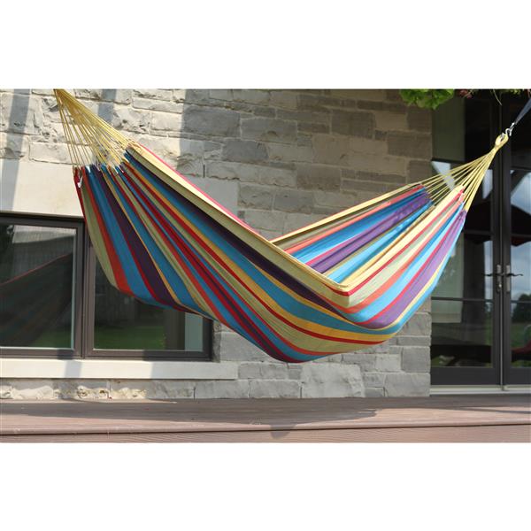 Vivere Brazilian Style Hammock Double - Tropical - 12-ft