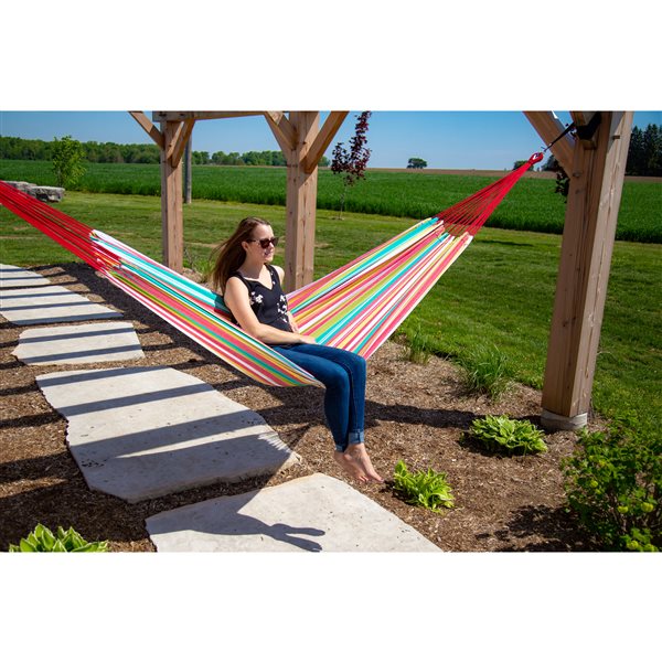 Vivere Brazilian Style Hammock Double - Salsa - 12-ft