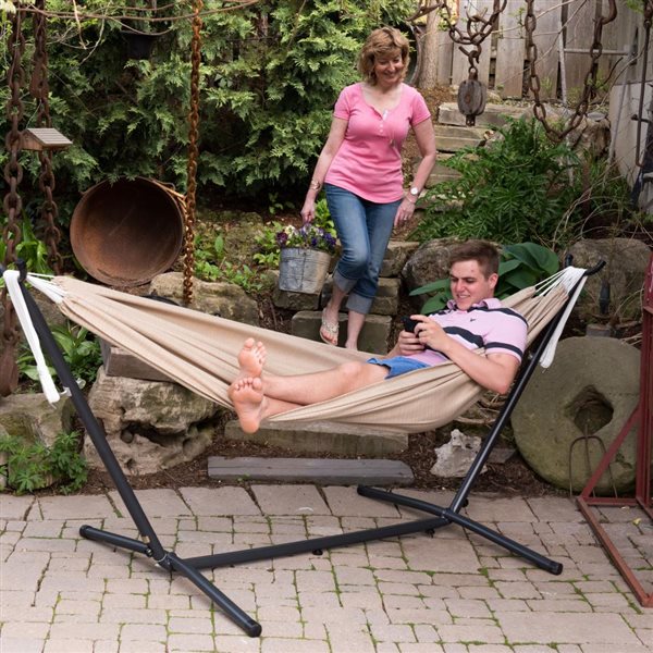 Vivere Sunbrella Hammock with Stand