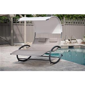 Vivere Double outdoor rocking chair, Sienna