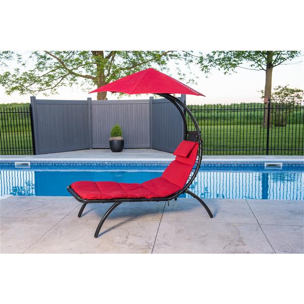 Vivere The Original Dream Lounger ™- Cherry Red - 72-in