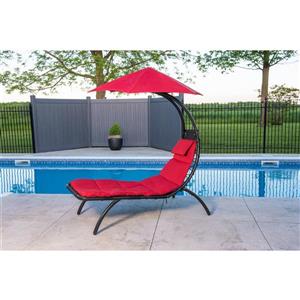 Vivere The Original Dream Lounger ™- Cherry Red - 72-in