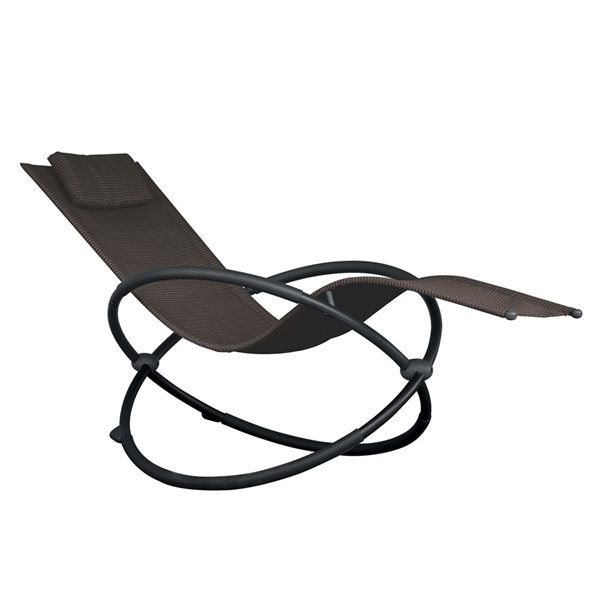 vivere orbital lounger sienna