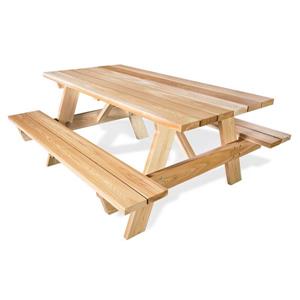 All Things Cedar Picnic Table Natural Cedar 6 ft.