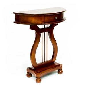 Table de harpe demi-lune