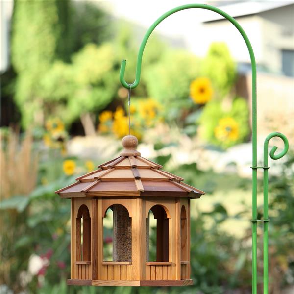 All Things Cedar Octagon Cedar Birdfeeder Bf18 Rona