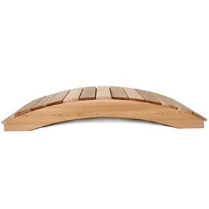 All Things Cedar 4ft. Western Red Cedar Wood Garden Bridge