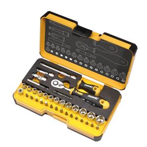 Felo 1/4-in R-GO Standard Ratchet Set - 36-Piece