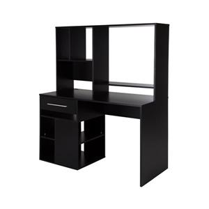 South Shore Furniture Annexe Computer Desk - 47.75-in x 22.5-in x 58.5-in - Black