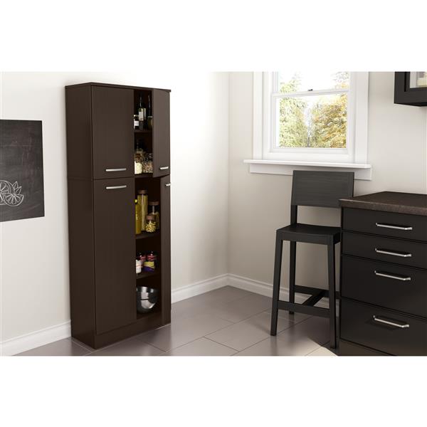 South Shore Furniture Axess 4 Door Storage Pantry 23 5 In X