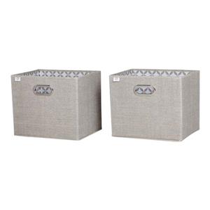 South Shore Furniture Storit Fabric Storage Baskets - Beige - 2-pk