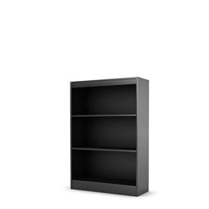 Étagère 3 tablettes Axess, 28" x 11,5" x 43,25", noir