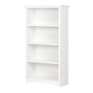 South Shore Furniture Artwork 4-Shelf Bookcase - 31.5-in x 13-in x 58.13-in - White