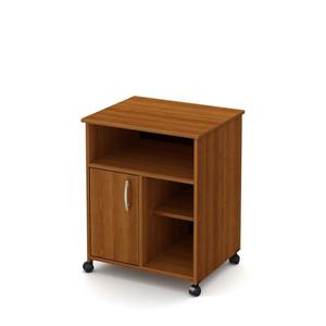 Meuble pour micro-ondes sur roulettes Axess, cerisier morgan