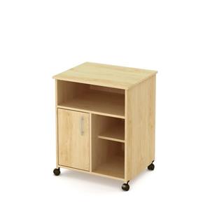 South Shore Furniture Axess Printer Cart - 23.5-in x 19.5-in x 29.37-in - Natural Maple