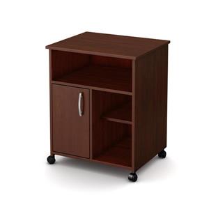 South Shore Furniture Axess Printer Cart - 23-in x 19-in x 29.25-in - Royal Cherry