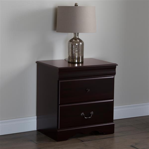 dark mahogany nightstand