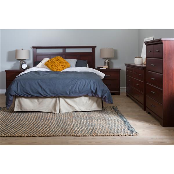 South Shore Furniture Versa 2 Drawer Nightstand Royal Cherry 10125 Rona