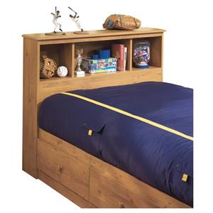 South Shore Furniture Little Treasures Bookcase Headboard - Twin - Country Pine