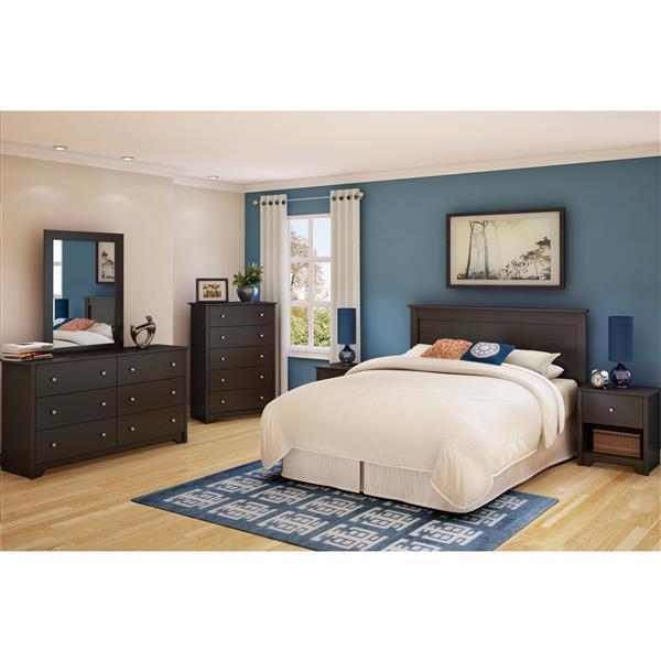 South Shore Furniture Vito Headboard Full Queen Chocolate