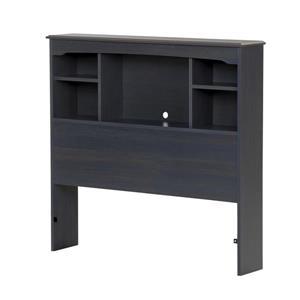 South Shore Furniture Aviron Bookcase Headboard - Twin - Blueberry