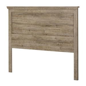 South Shore Furniture Lionel Headboard - Queen - Weathered Oak
