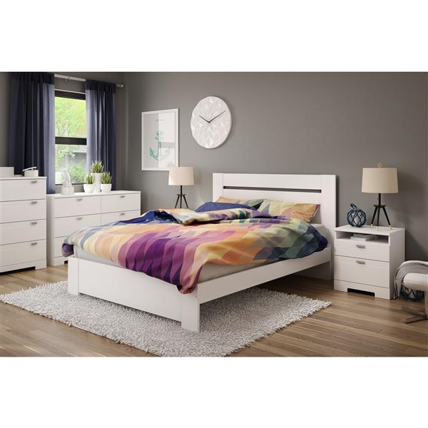 South Shore Furniture Reevo 6-Drawer Double Dresser - White