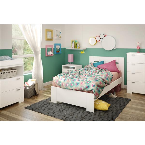 South Shore Furniture Reevo 6-Drawer Double Dresser - White