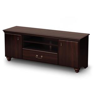Meuble de télévision Noble, 59,3" x 17" x 23,12", noir