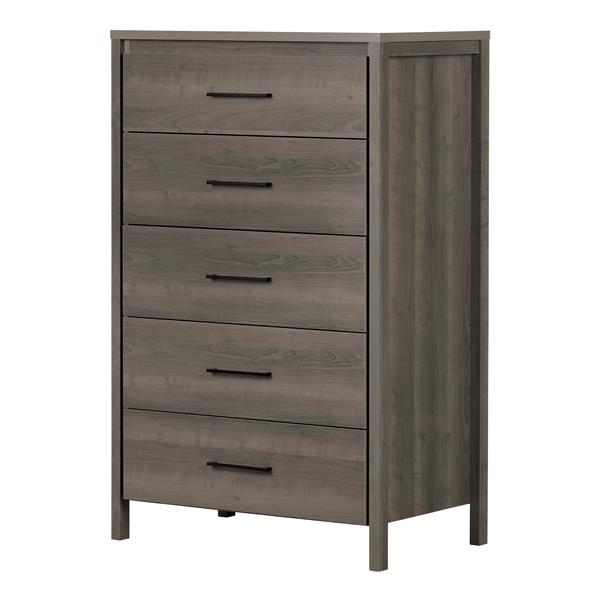 South Shore Furniture Gravity 5-Drawer Chest - 31.12-in x 18.87-in x 49 ...