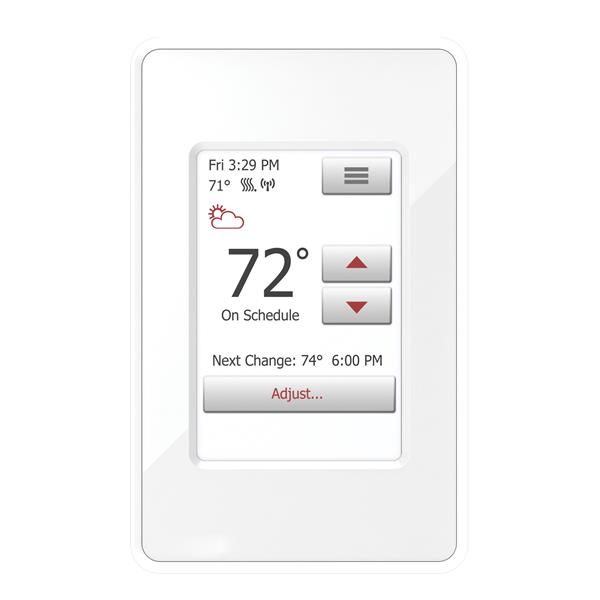 WarmlyYours nSpire WiFi and Touch Thermostat Programmable with Sensor