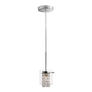 BAZZ Single Pendant Light with Glass Shade - 2-Pack