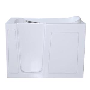 Baignoire de plain-pied Aquam, gauche, 52