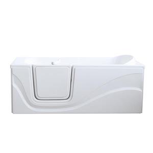 Baignoire de plain-pied Aquam, gauche, 60