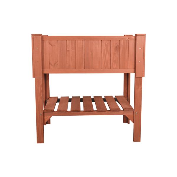 Leisure Season Raised Wooden Planter Box - 36-in x 24-in x 36-in