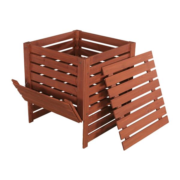 Bac à composter en bois, 27'' x 27'' x 30''