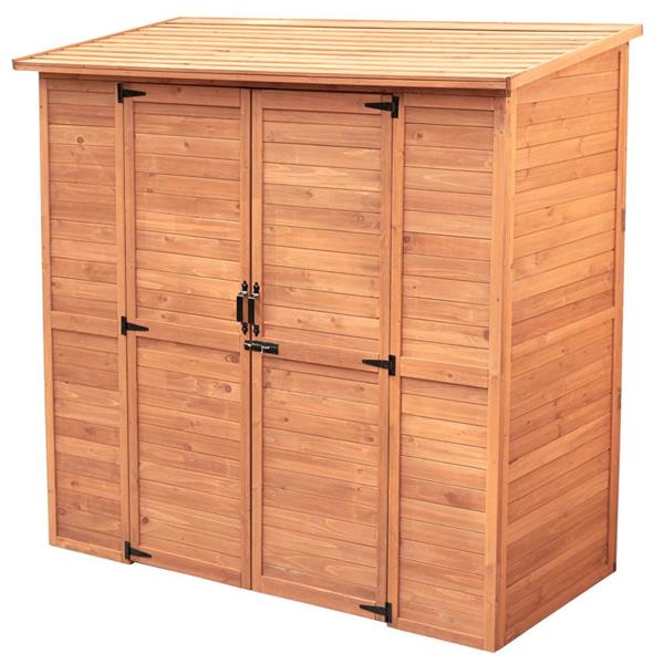 Leisure Season Extra-Large Cedar Outdoor Storage Shed