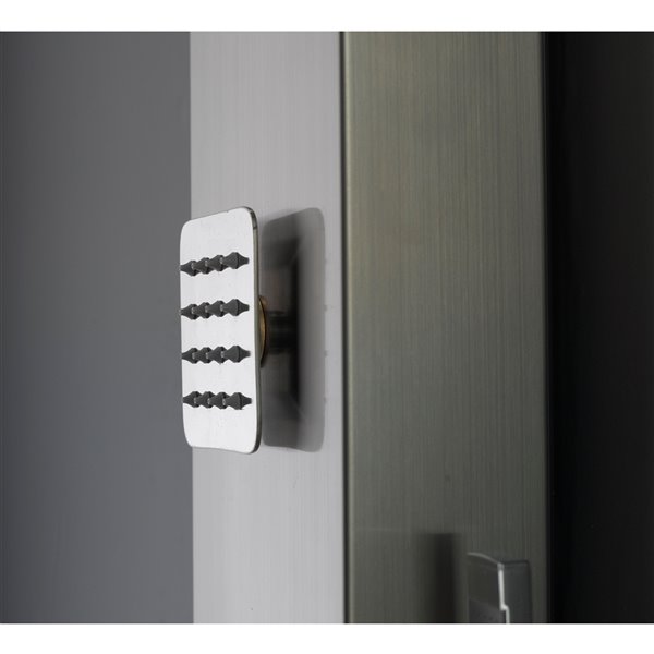 American Imaginations Shower Panel - 7.87-in - Stainless Steel