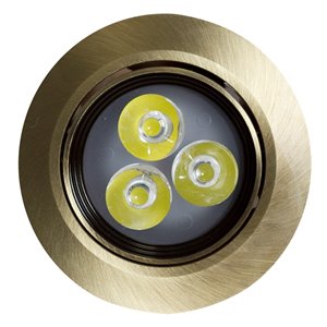 American Imaginations Pot Light - 3.5" - Antique Brass
