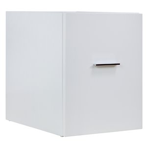 Tiroir modulaire Xena, 14" x 17,8", bois, blanc