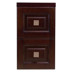 Tiroir modulaire Flair, 11,75" x 22", bois, brun