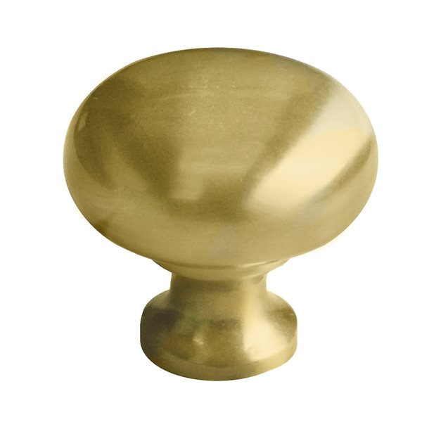 Antique Brass Round Cabinet Knob