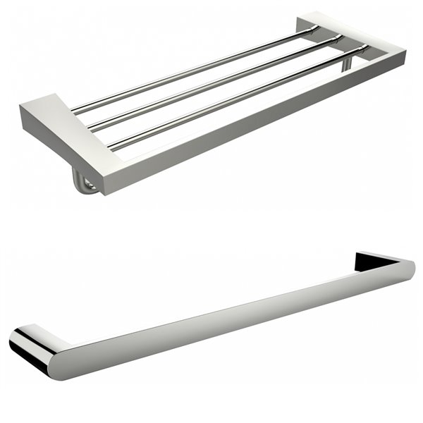 American Imaginations Single Rod - Multi-Rod Towel Rack Set