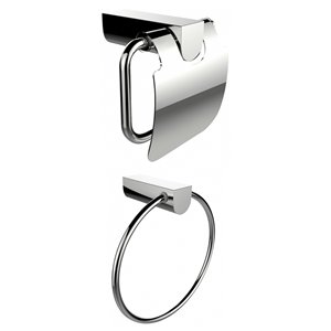 Anneau à serviette, ensemble de porte-papier toilette